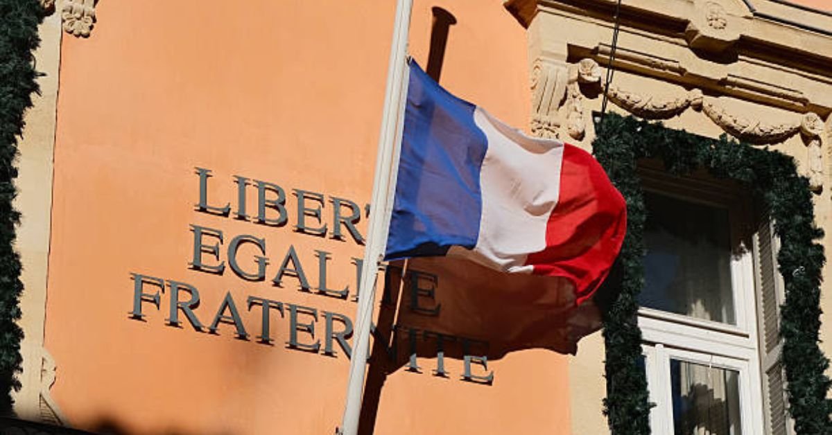 French Flag in French Language