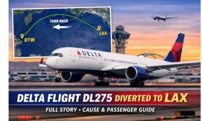 delta flight dl275 diverted lax