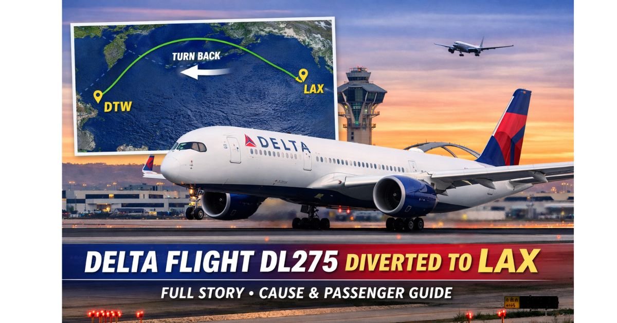 delta flight dl275 diverted lax